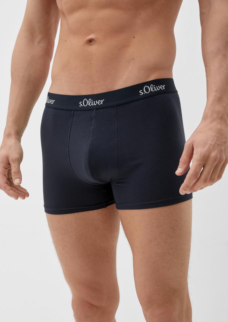s.Oliver Boxershorts im 3er-Pack - tiefblau