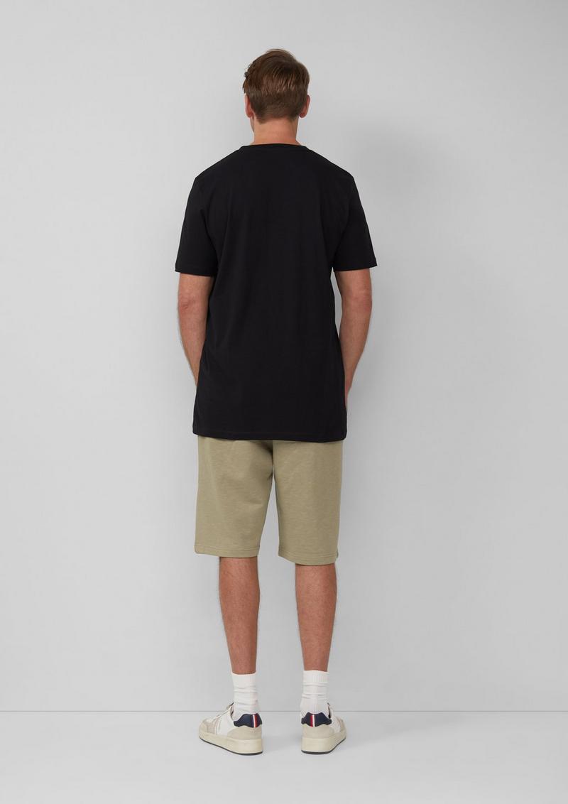 s.Oliver T-Shirt aus Baumwolle mit Logo-Print - schwarz