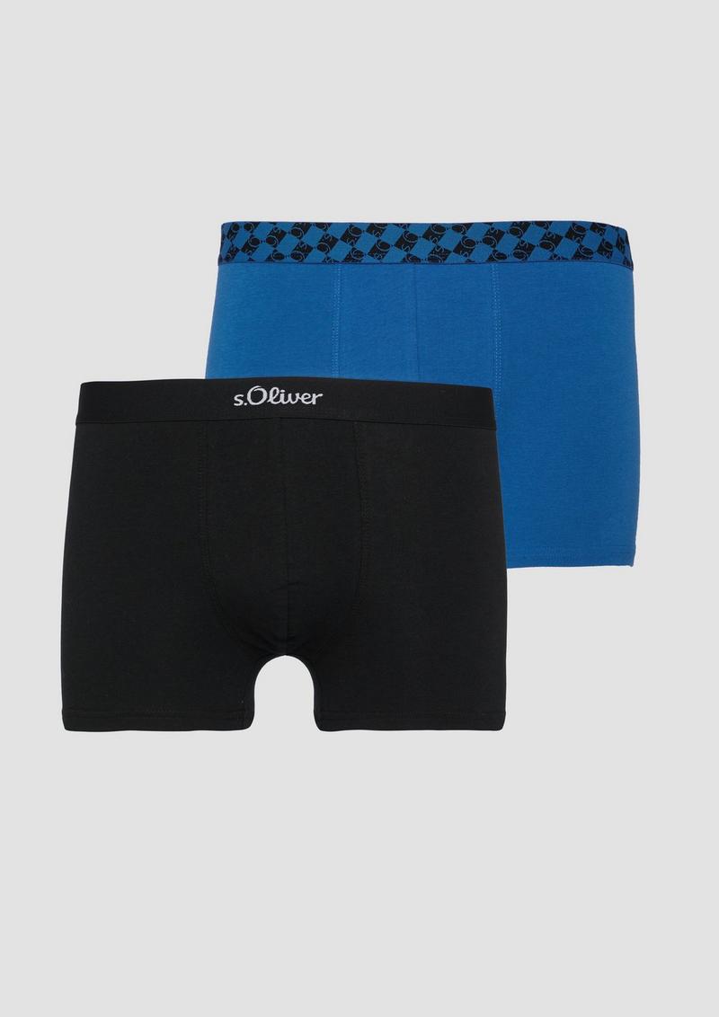 s.Oliver Boxershorts im Doppelpack - blau