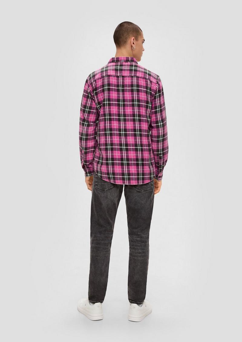 s.Oliver Regular: Hemd aus Twill - pink