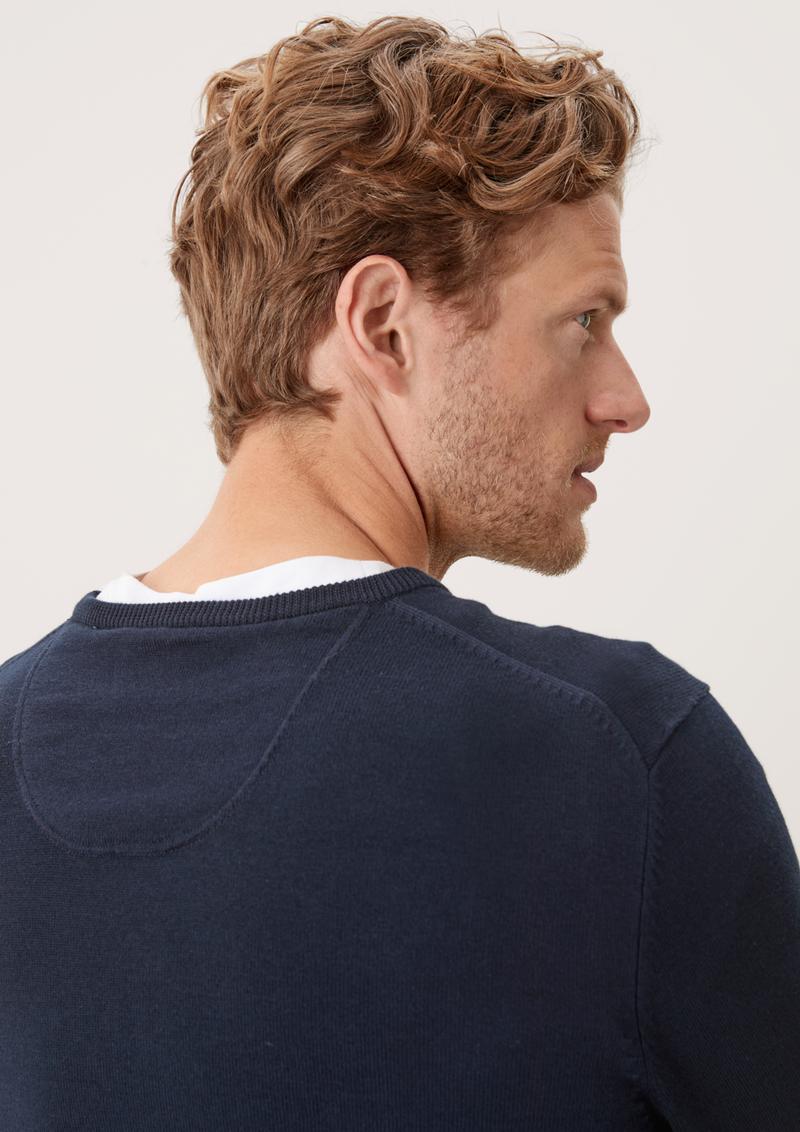 s.Oliver Pullover aus Feinstrick - navy