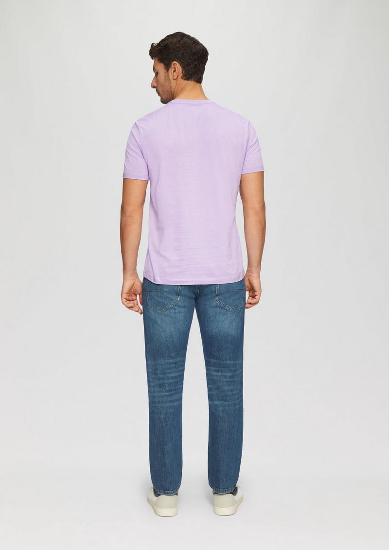 s.Oliver T-Shirt mit Logo-Print - lavendel