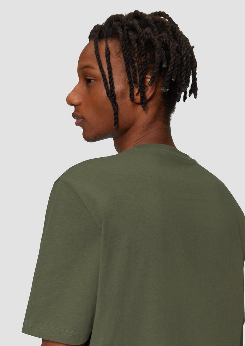 s.Oliver T-Shirt mit Brusttasche - olivgrün