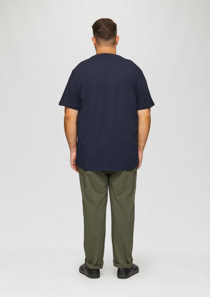 s.Oliver T-Shirt mit Print - navy