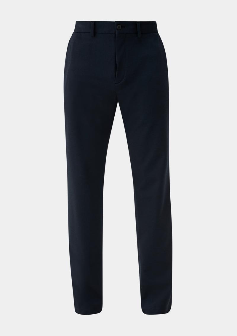 s.Oliver Slim: Joggsuit-Hose aus Stretch-Jersey - navy