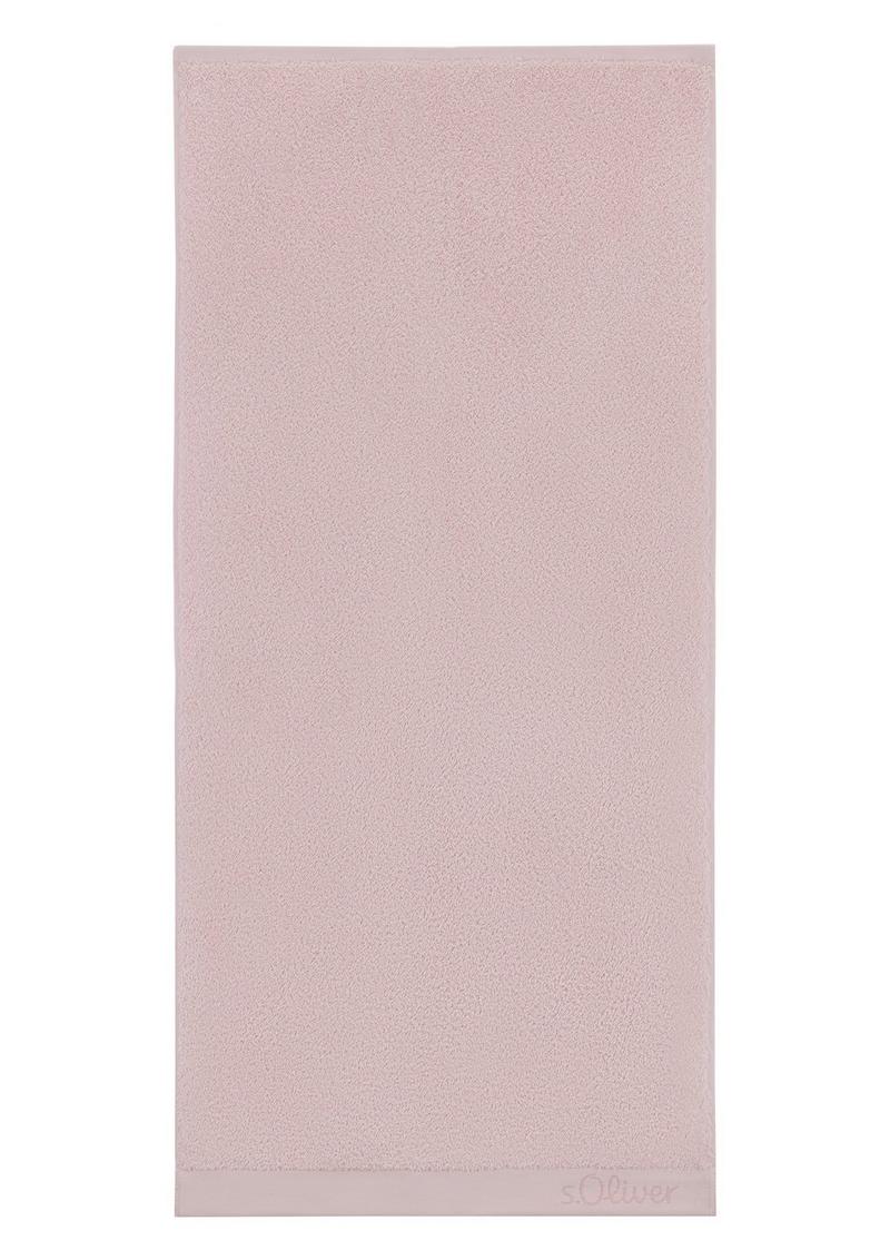 s.Oliver Handtuch aus reiner Baumwolle - rosa