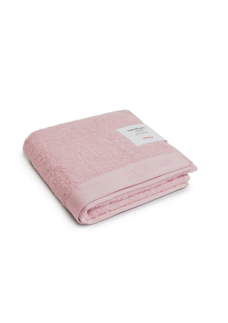 s.Oliver Handtuch aus reiner Baumwolle - rosa