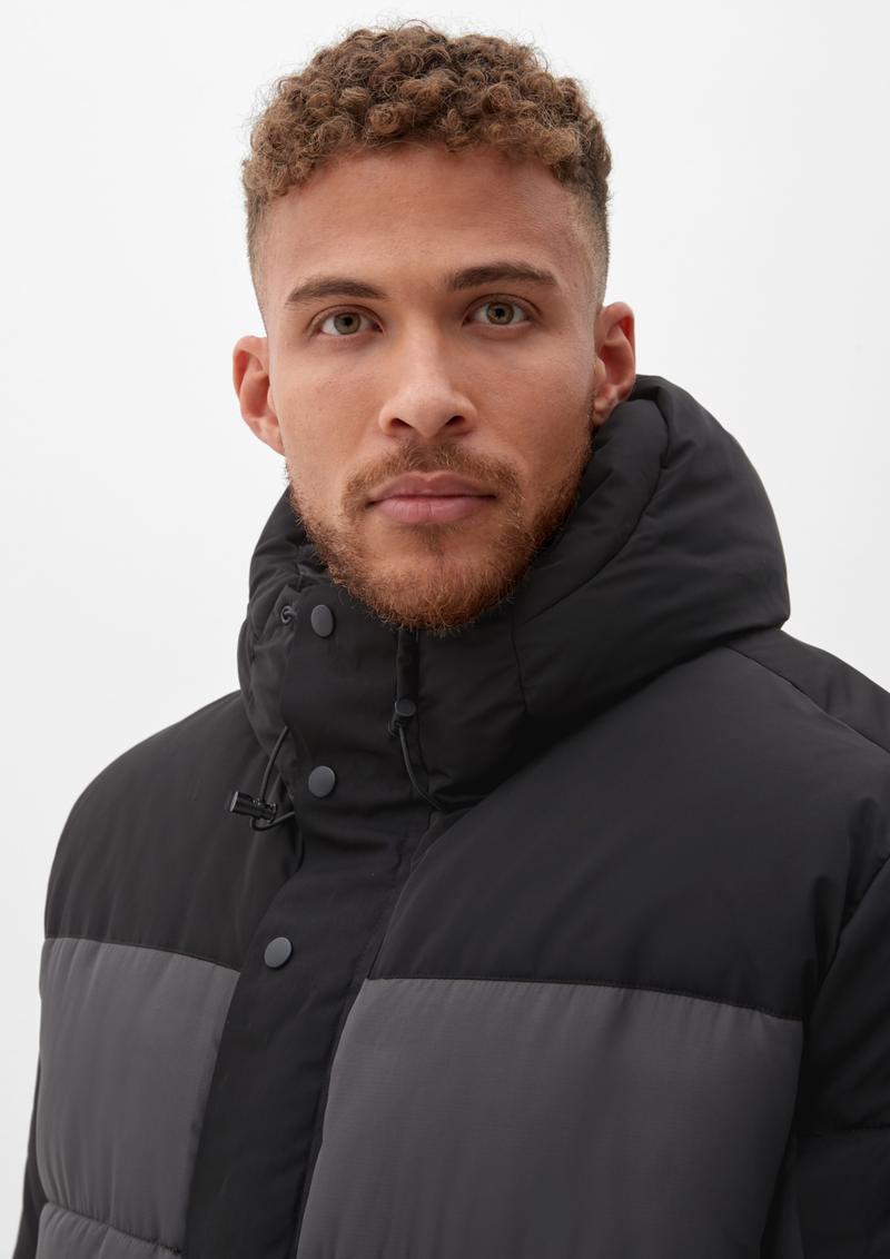 s.Oliver Steppjacke mit Kapuze - anthrazit