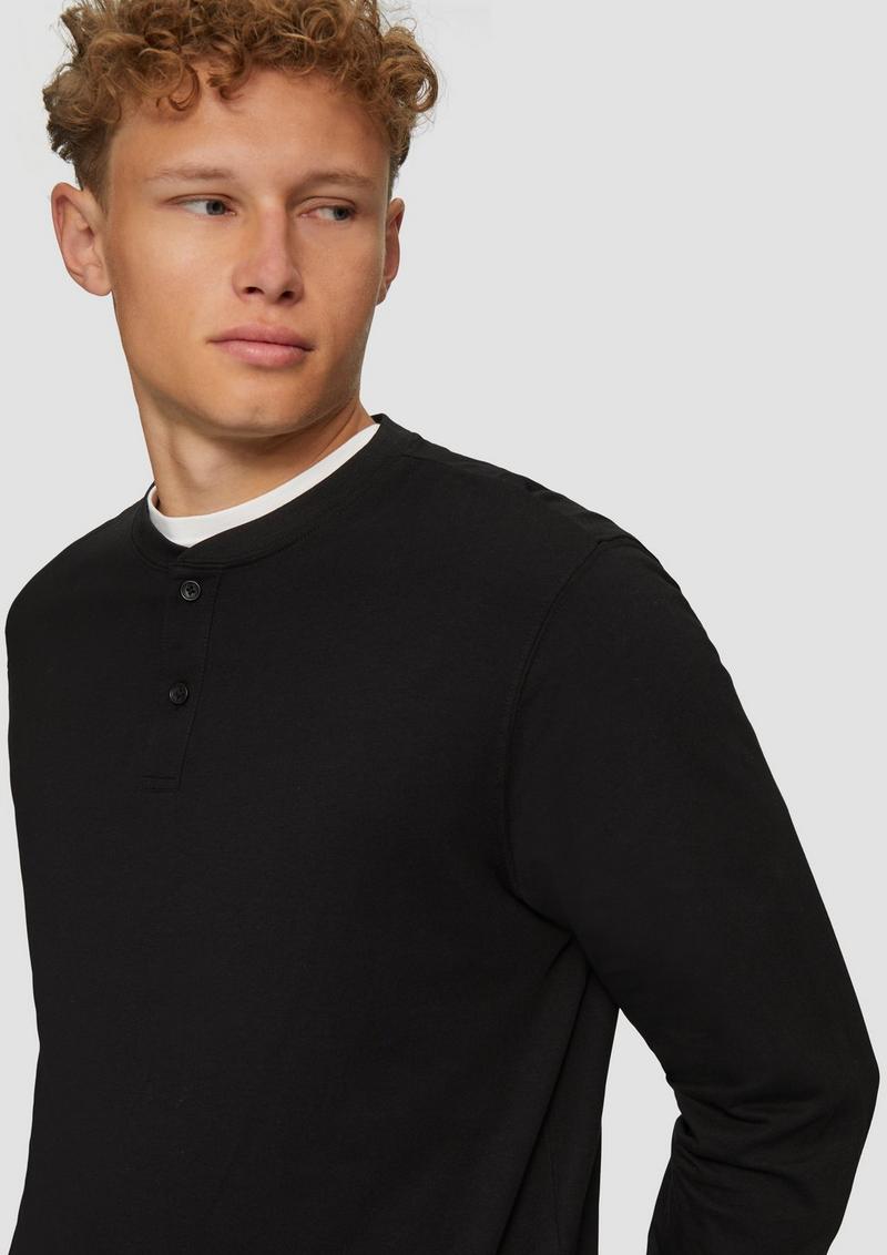 s.Oliver Henley mit Knopfverschluss - schwarz