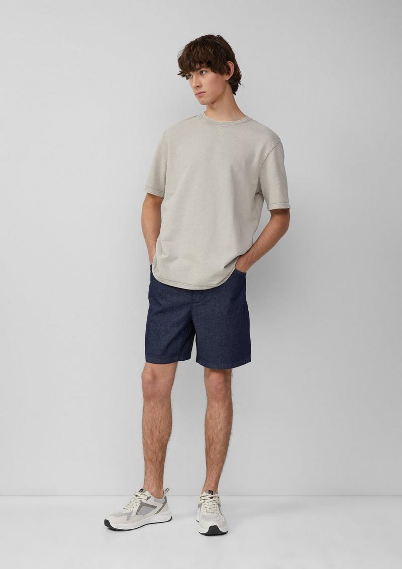 s.Oliver Kurze Denim-Jogpants - blau