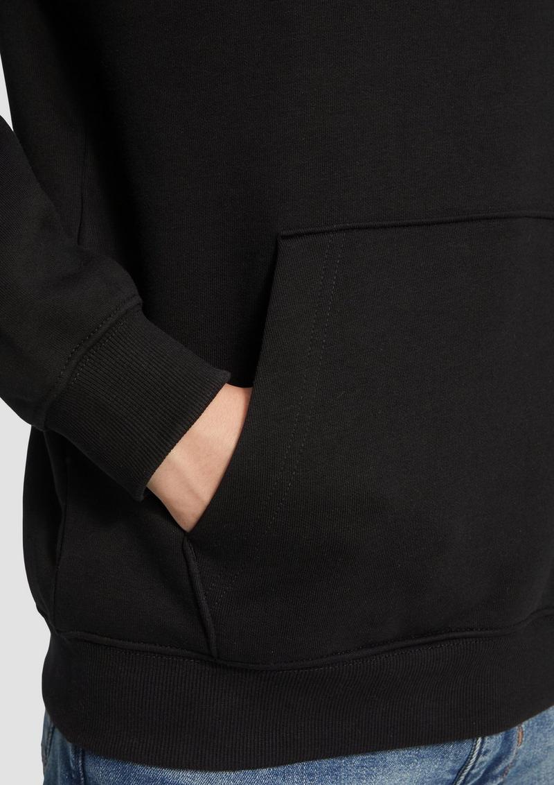 s.Oliver Hoodie mit Gold- oder Silber-Print - schwarz