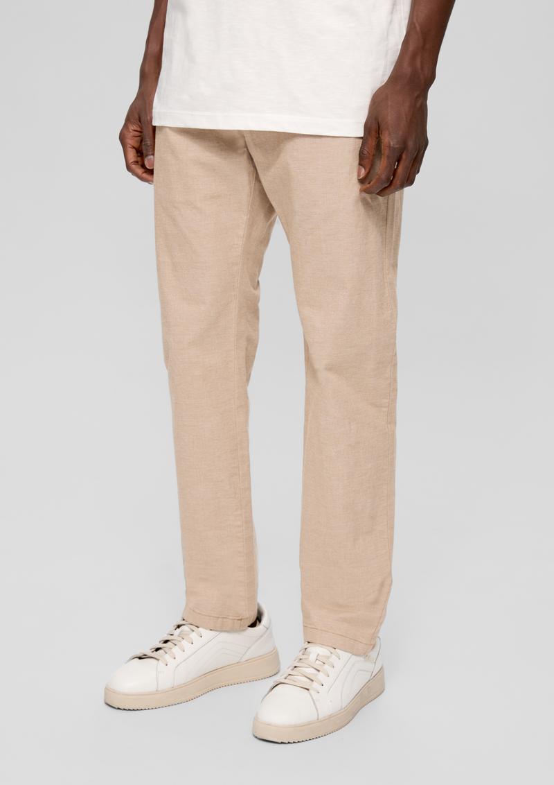 s.Oliver Austin: Hose aus Baumwollstretch - sandstein