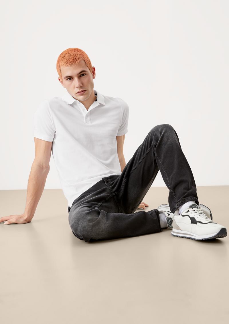 s.Oliver Klassisches Poloshirt - weiß