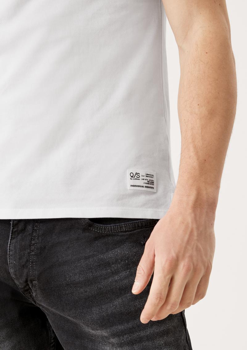 s.Oliver Klassisches Poloshirt - weiß