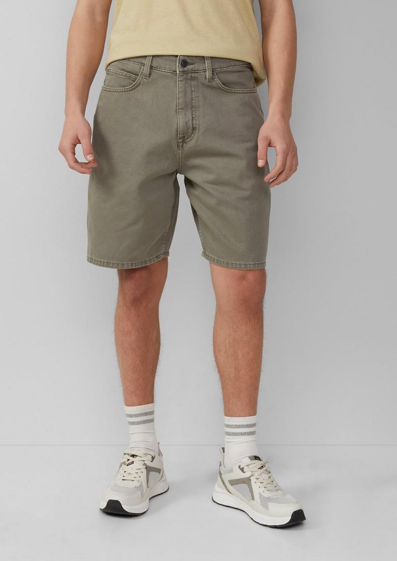s.Oliver Denim-Shorts / Loose Fit / Mid Rise / Wide Leg - grau