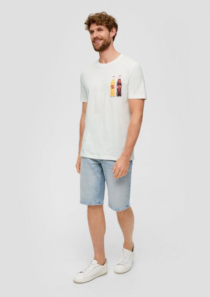 s.Oliver T-Shirt mit Sinalco®-Print - weiß
