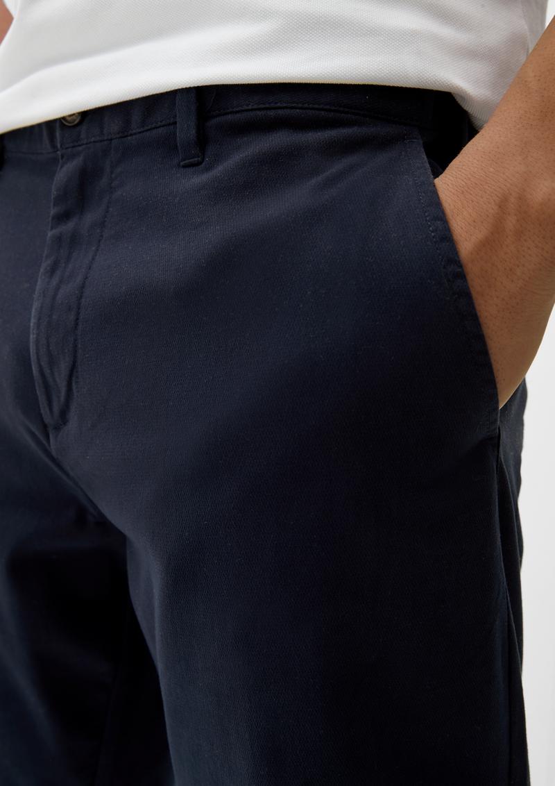 s.Oliver Relaxed: Chino mit Struktur - navy