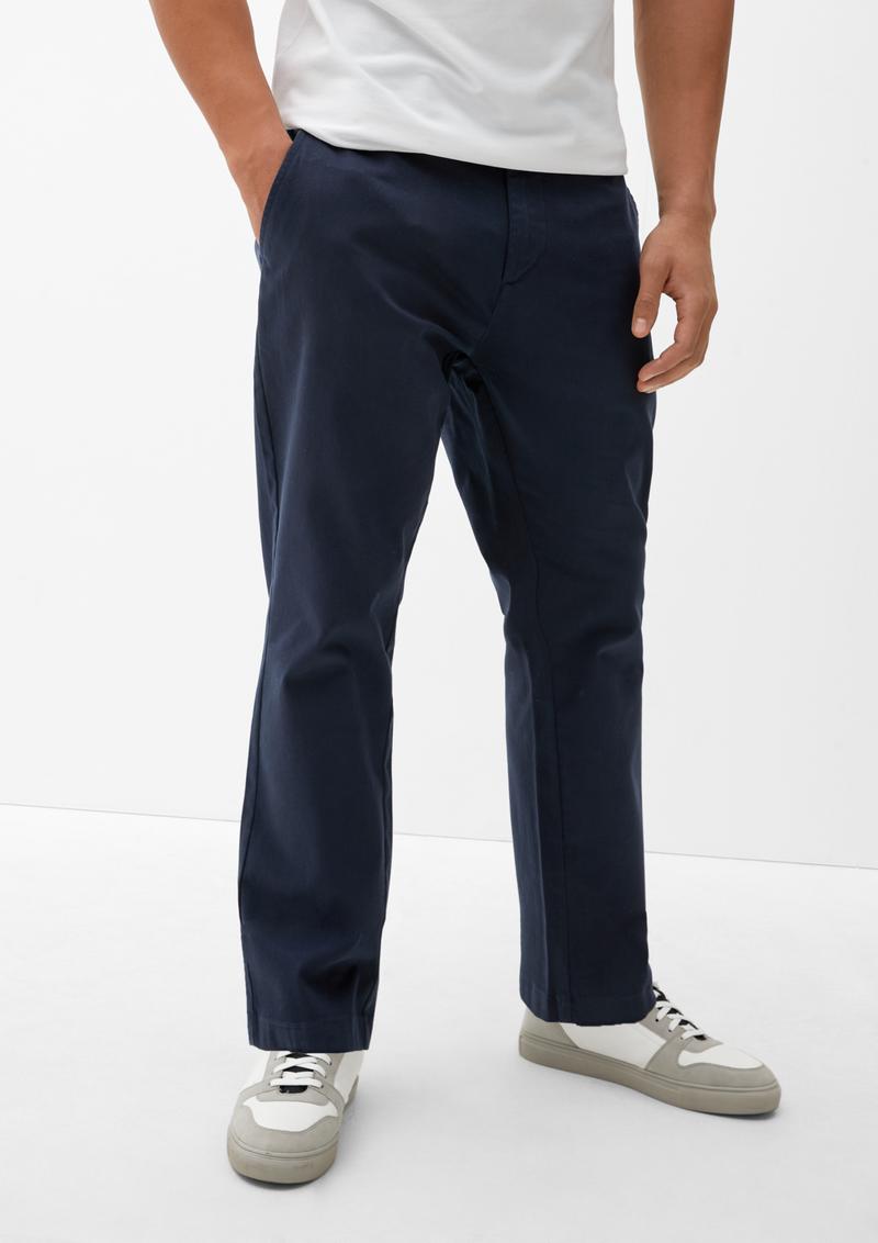 s.Oliver Relaxed: Chino mit Struktur - navy