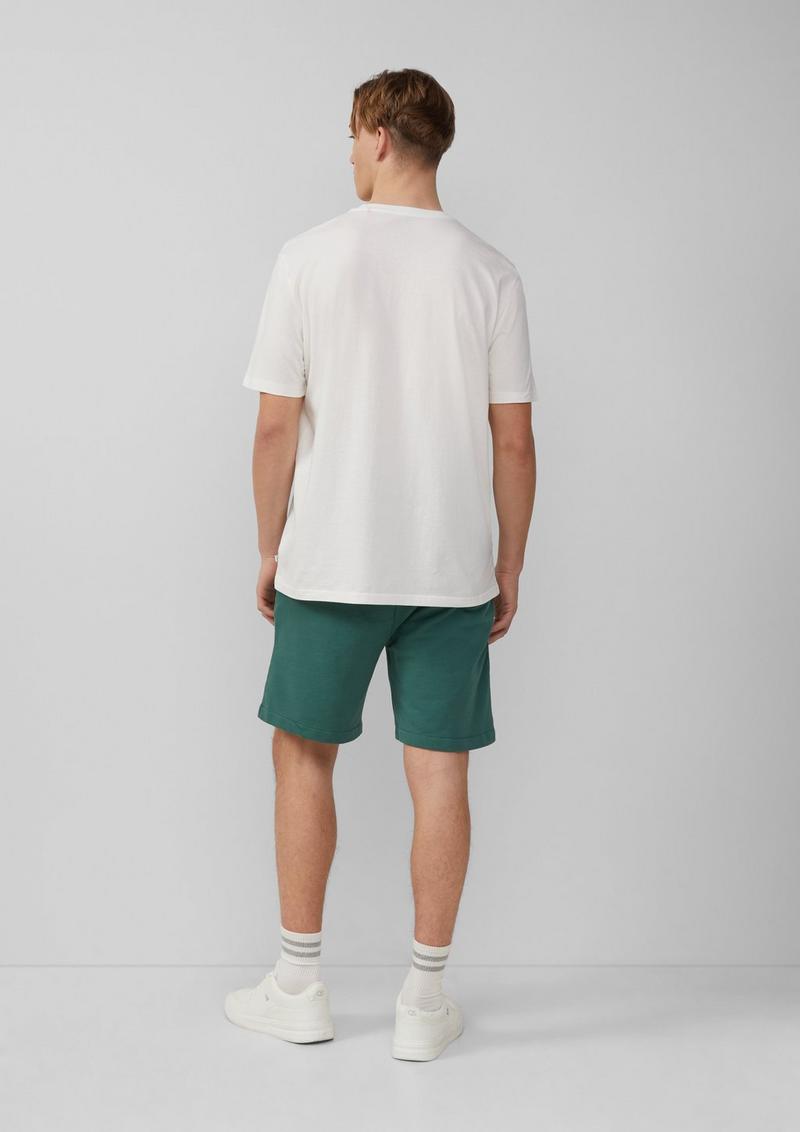 s.Oliver T-Shirt mit Frontprint - ecru