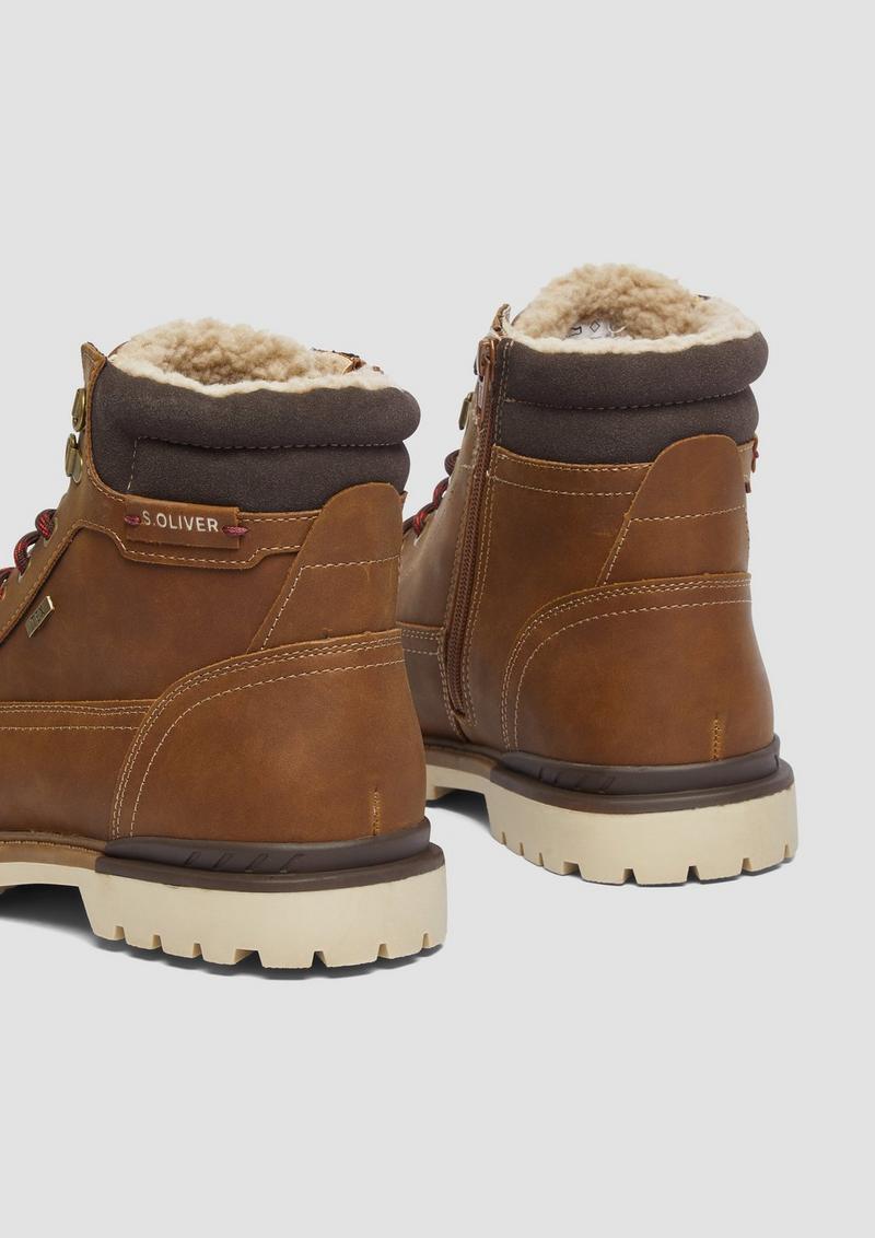 s.Oliver Stiefel - cognac