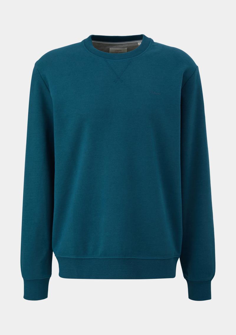 s.Oliver Sweatshirt mit Logoprint - petrol