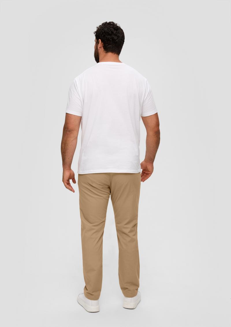 s.Oliver Chino-Hose aus Baumwollstretch - sandstein