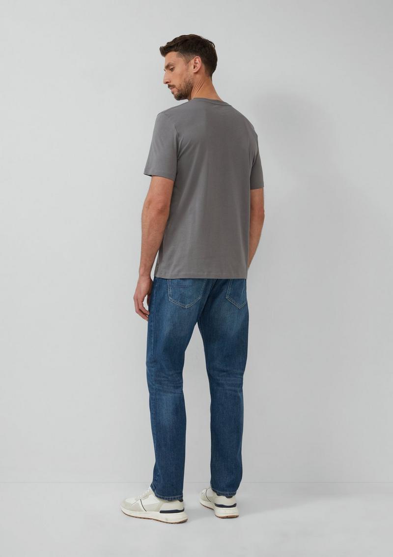 s.Oliver T-Shirt mit Artwork - grau