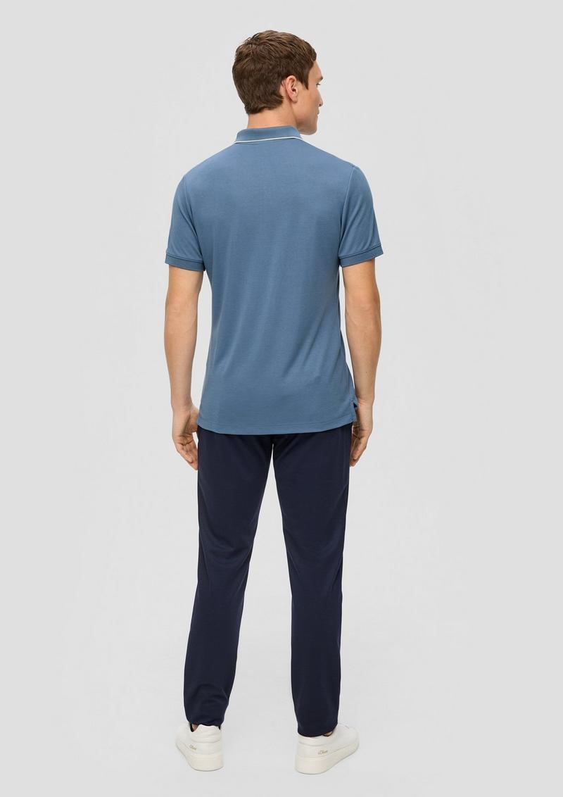 s.Oliver Poloshirt aus Modalmix - hellblau