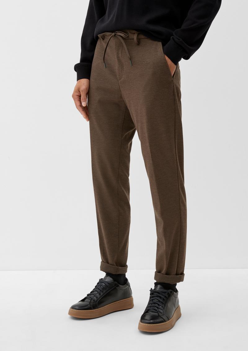 s.Oliver Slim: Jogg Suit-Hose - mokka