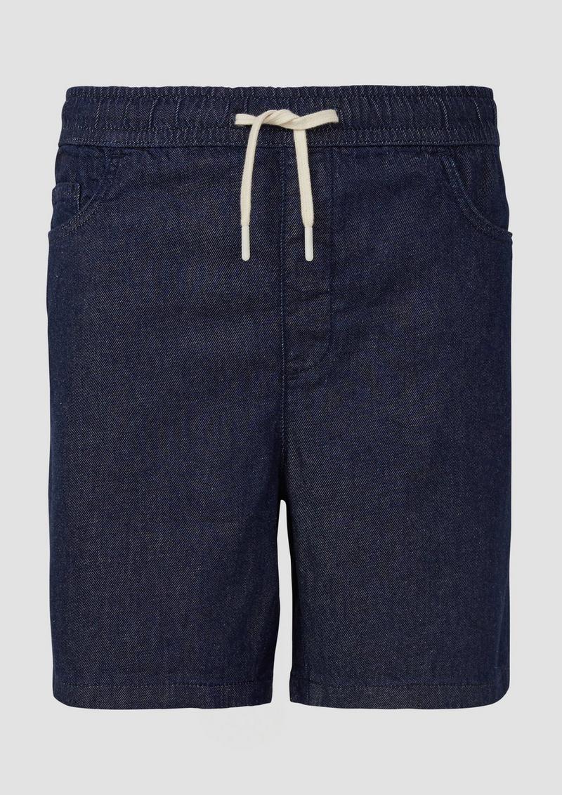 s.Oliver Kurze Denim-Jogpants - blau