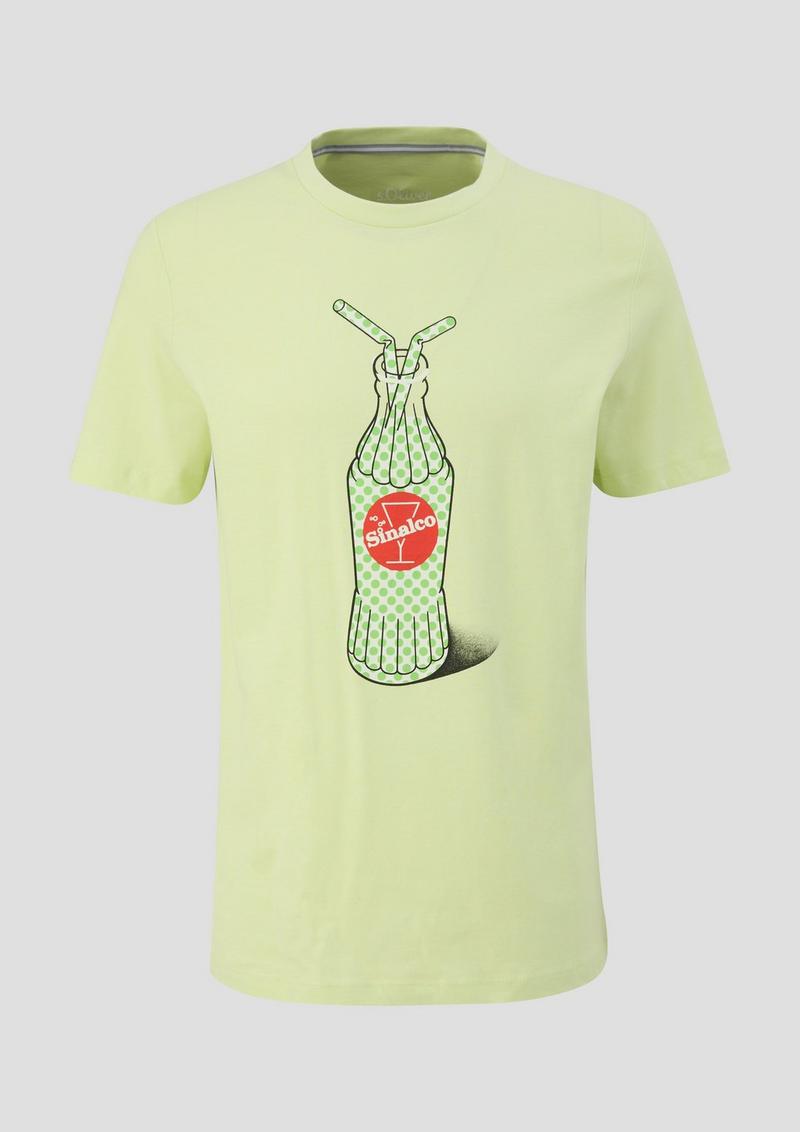 s.Oliver T-Shirt mit Sinalco®-Print - limettengrün