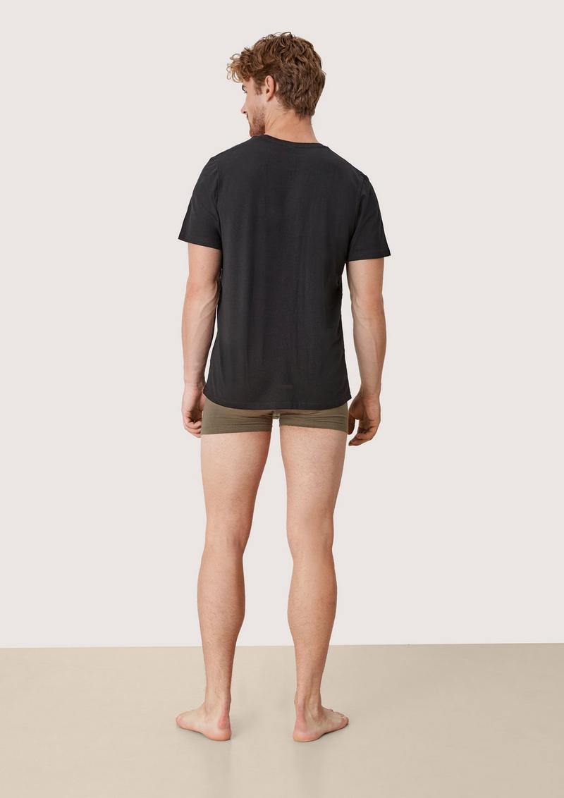 s.Oliver 2er-Pack T-Shirt mit Rundhalsausschnitt - schwarz
