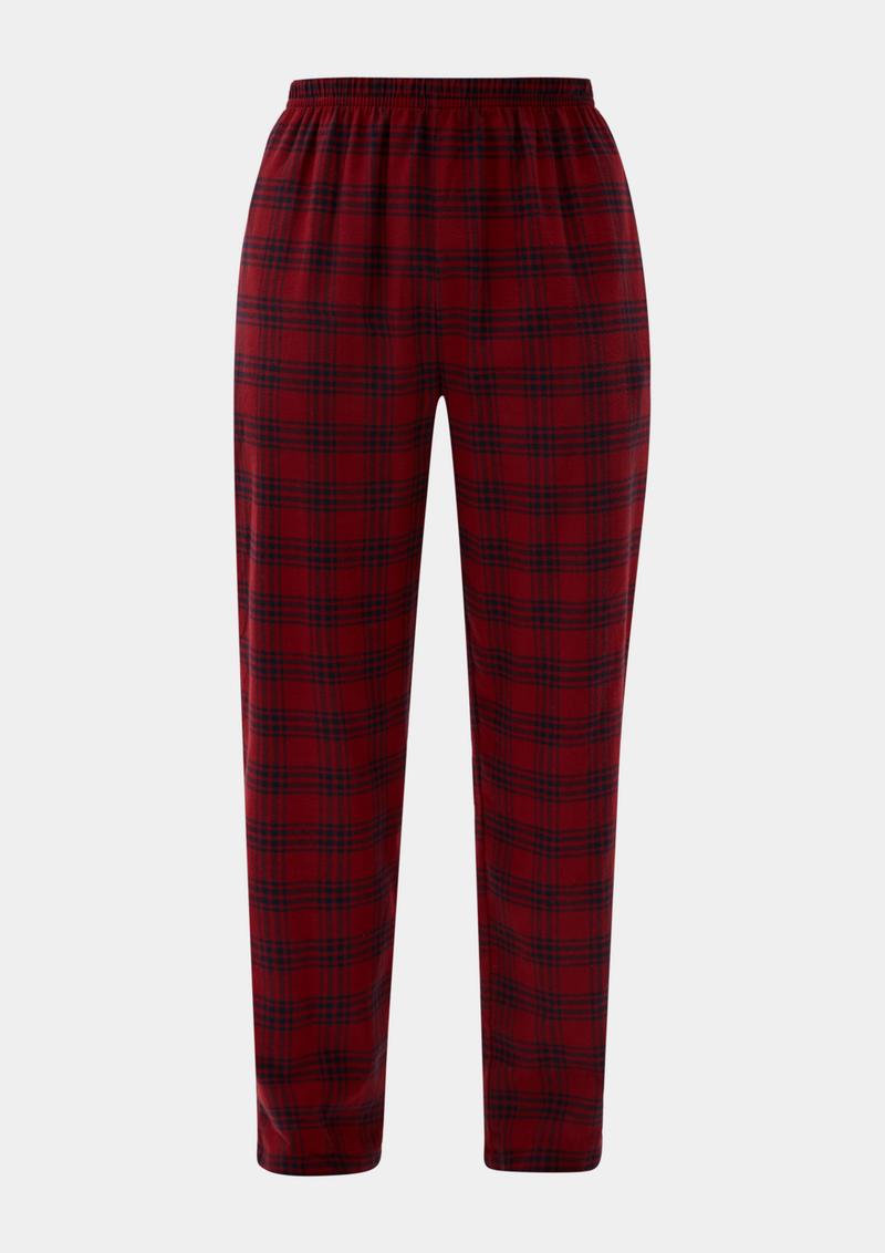 s.Oliver Pyjama aus Flanell - preiselbeere