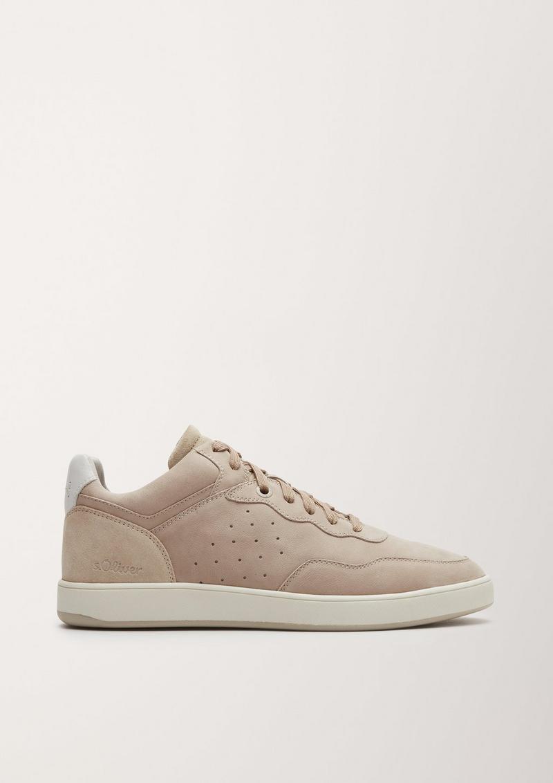 s.Oliver Sneaker aus Echtleder - hellbraun