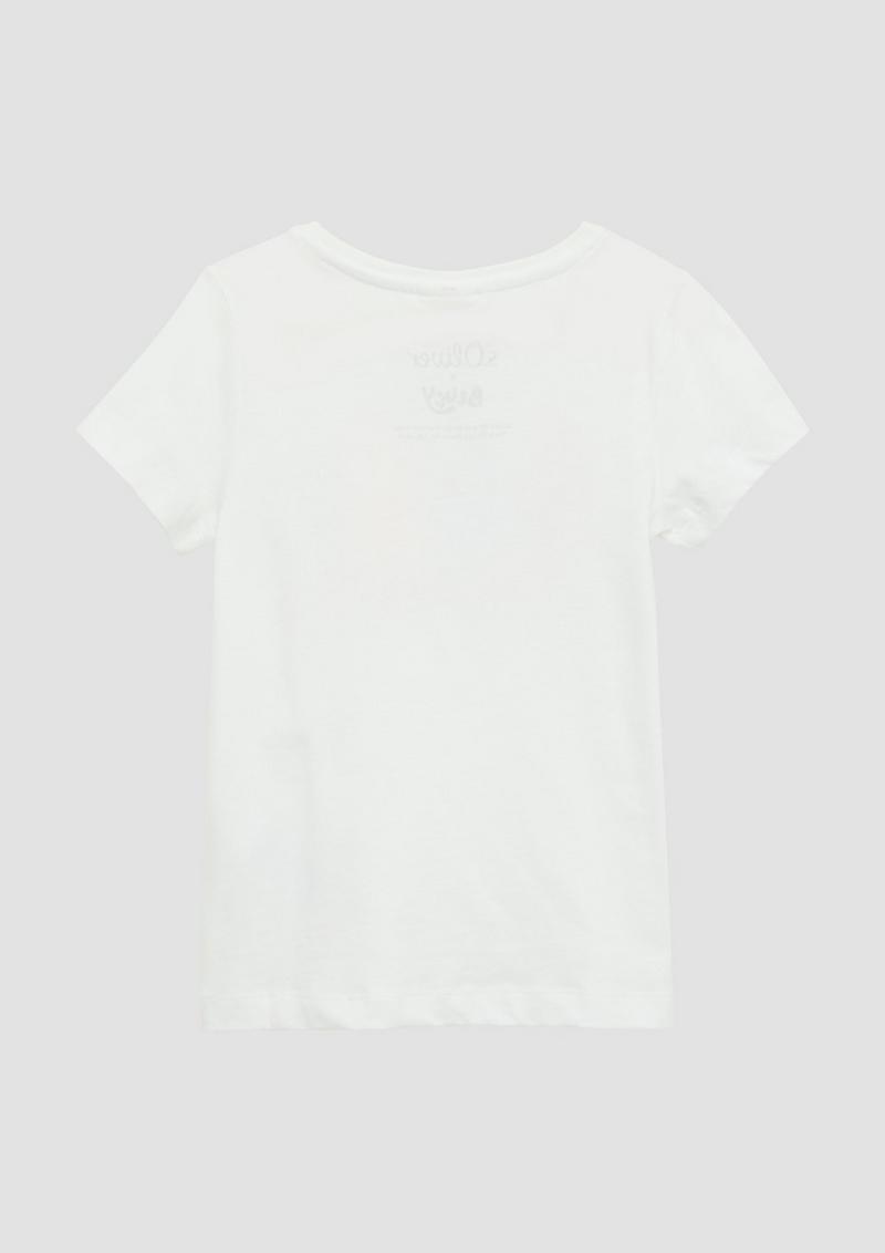 s.Oliver Baumwoll-T-Shirt mit Bluey-Print® - weiß