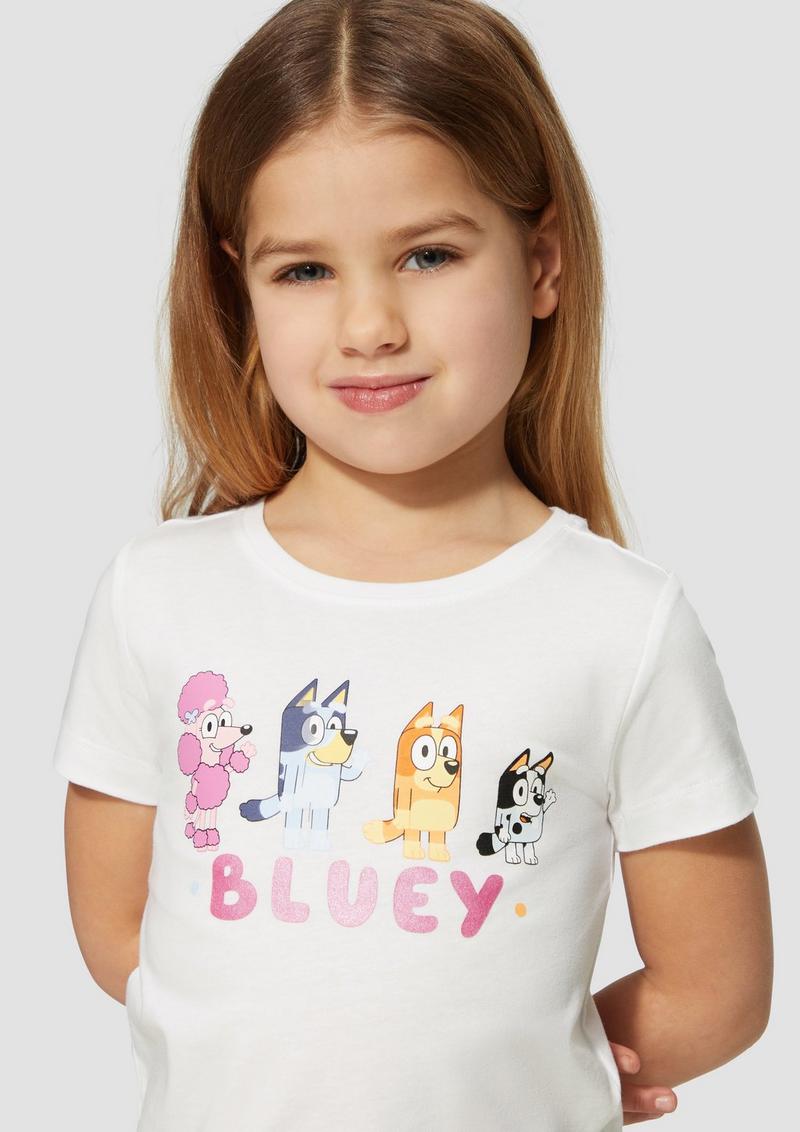 s.Oliver Baumwoll-T-Shirt mit Bluey-Print® - weiß