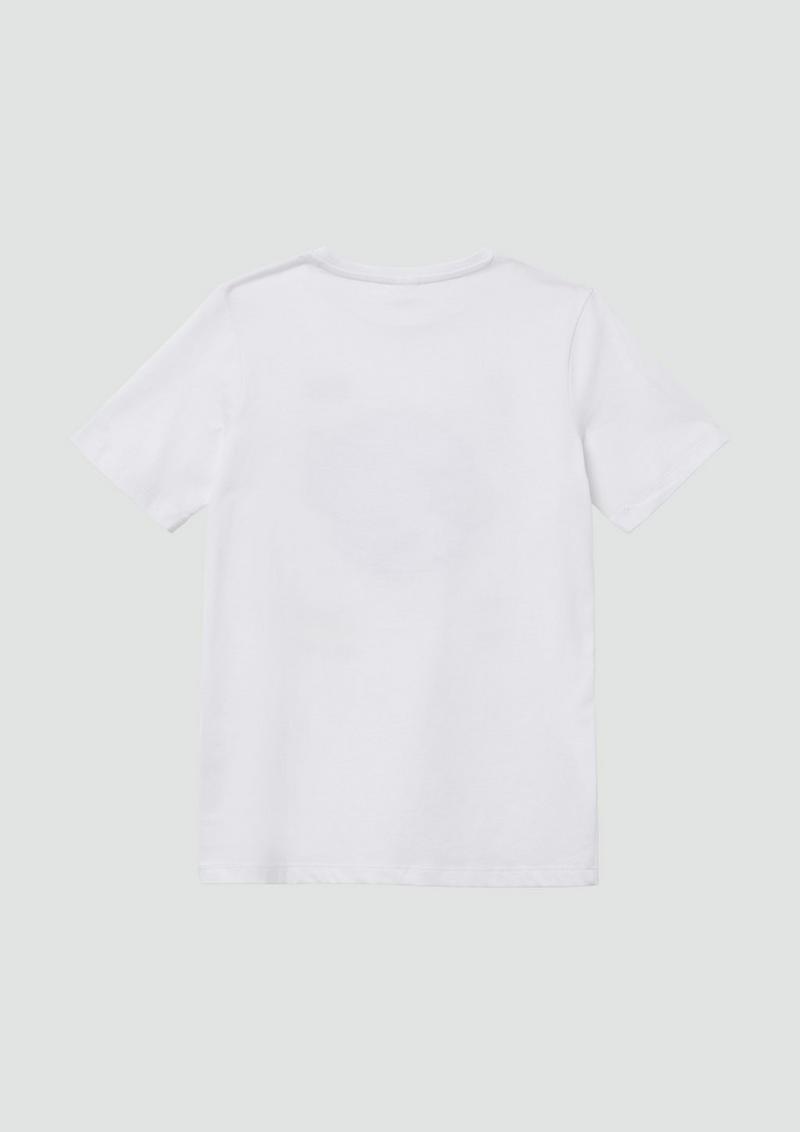 s.Oliver T-Shirt mit Frontprint - weiß