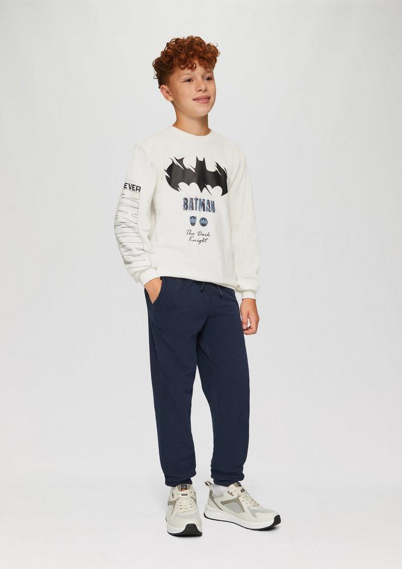 s.Oliver Sweatshirt mit Batman®-Print - ecru