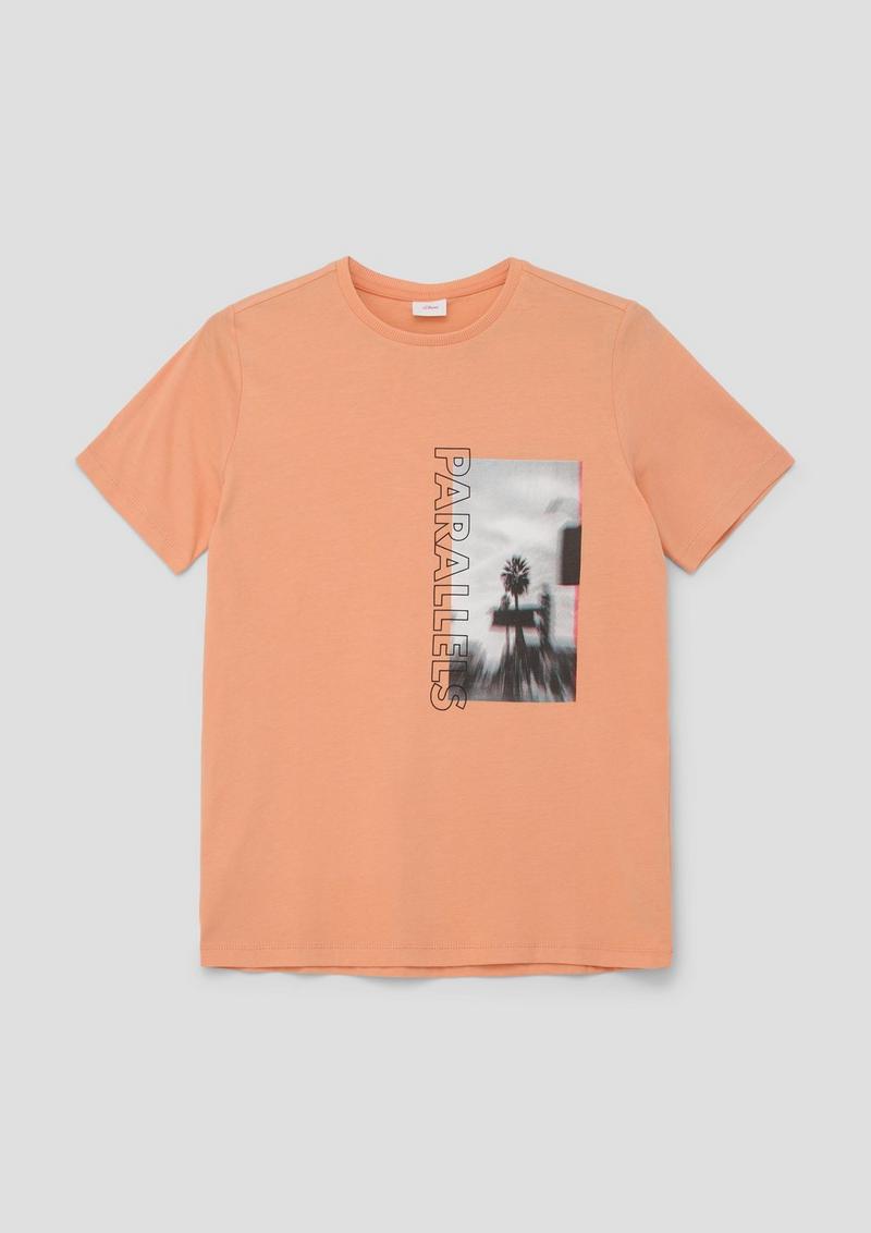 s.Oliver T-Shirt mit Grafik-Print - mango