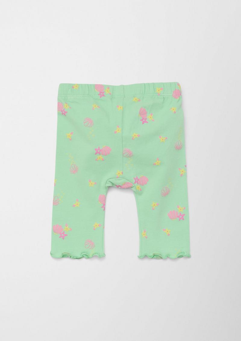 s.Oliver Capri-Leggins aus Baumwollstretch - hellgrün