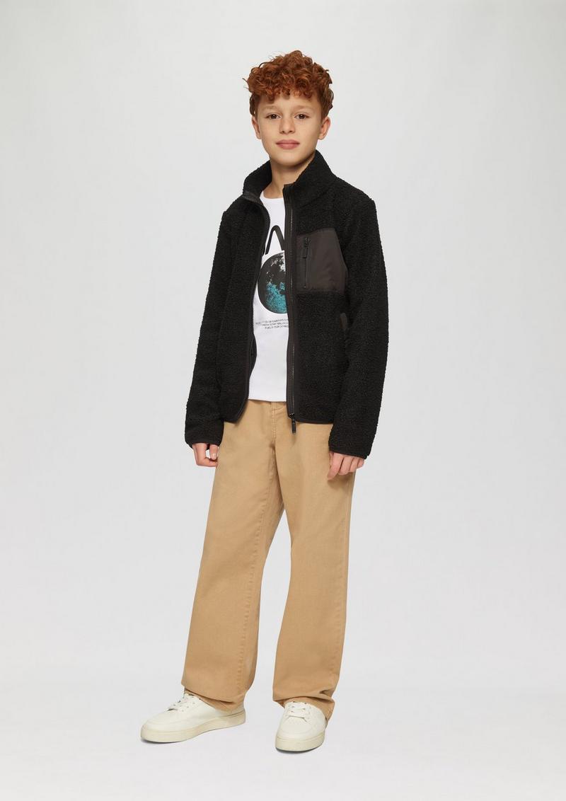 s.Oliver Langarmshirt mit NASA®-Print - weiß
