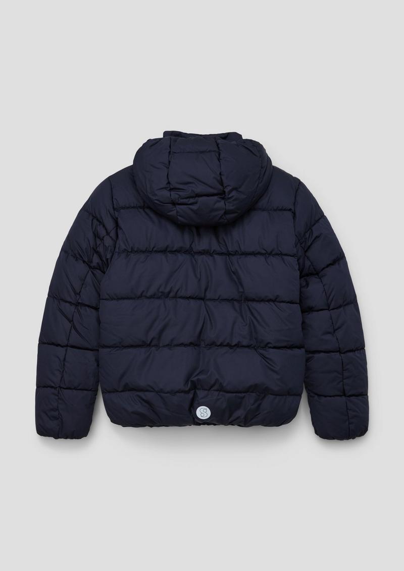 s.Oliver Steppjacke mit Fleece-Futter - navy