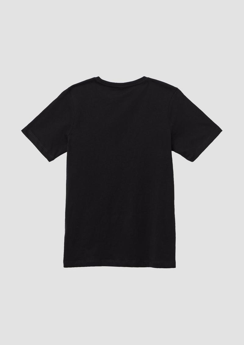 s.Oliver T-Shirt mit Frontprint - schwarz