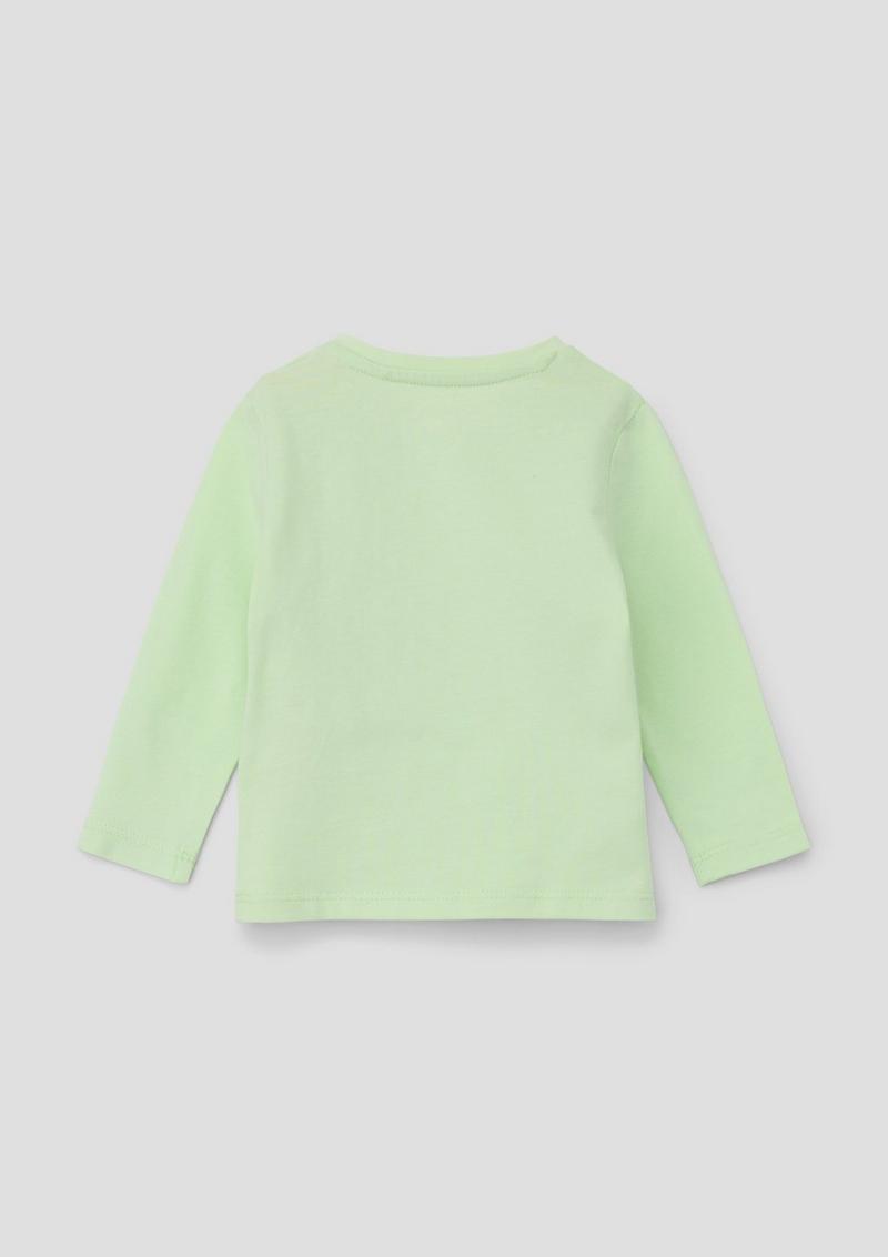 s.Oliver Longsleeve aus Baumwolle - hellgrün