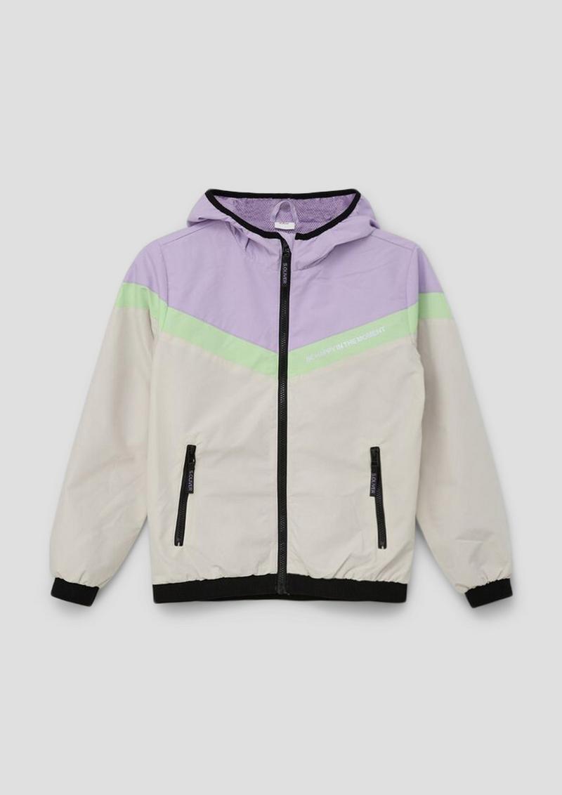 s.Oliver Jacke mit Kontrast-Details - wollweiß