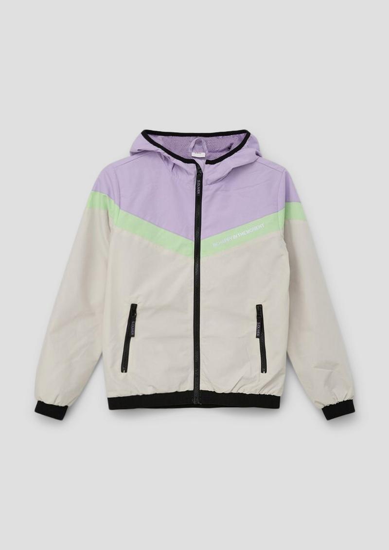 s.Oliver Jacke mit Kontrast-Details - wollweiß