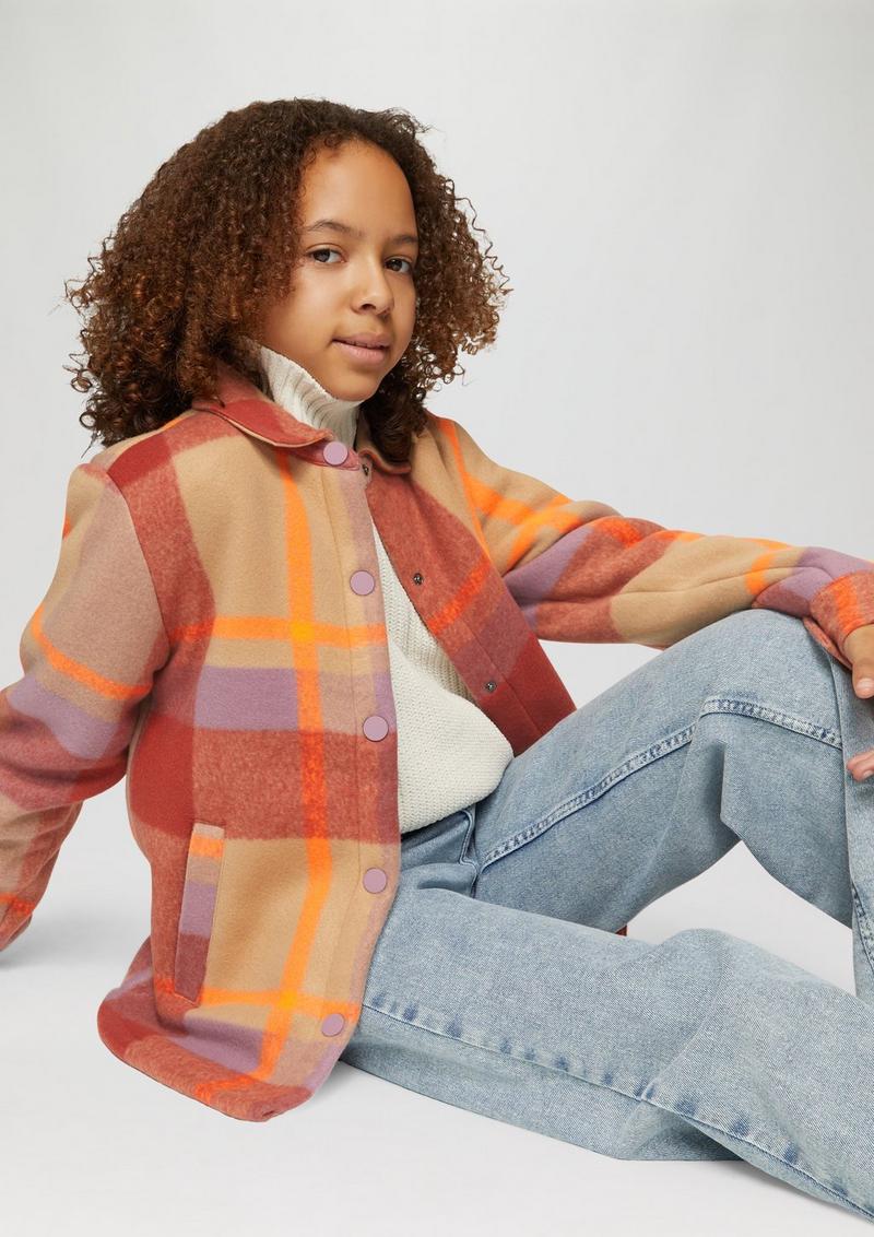 s.Oliver Weiches Overshirt mit Teddyfutter - sandstein