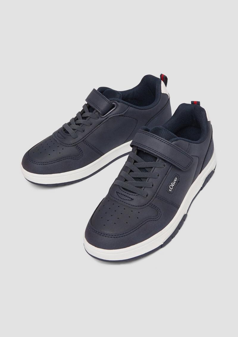 s.Oliver Sneaker mit Klett-Detail - navy