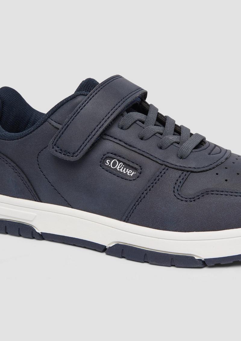 s.Oliver Sneaker mit Klett-Detail - navy