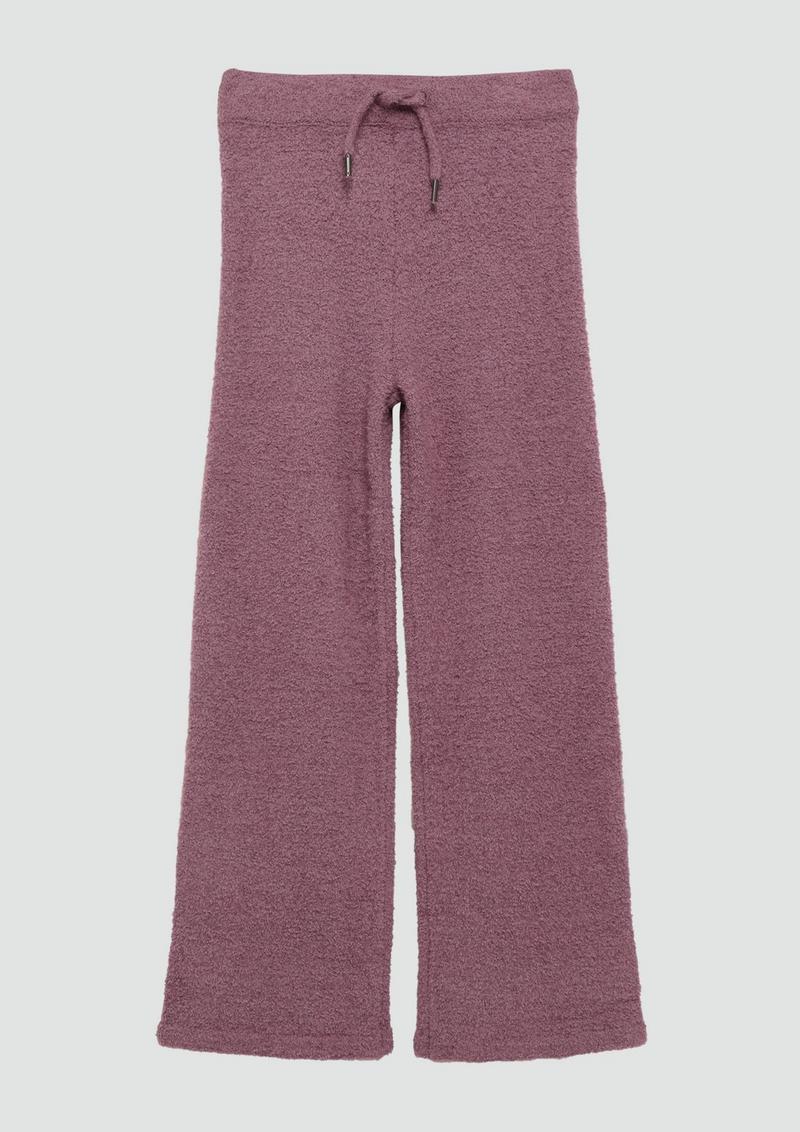 s.Oliver Strickhose mit Wide Leg - lavendel